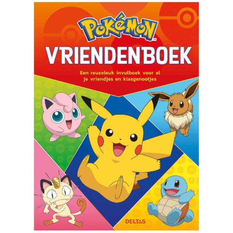 Deltas Pok&eacute;mon Vriendenboek | Kopen bij Flickmyhouse