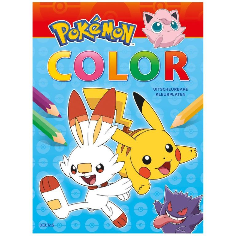 Detlas Pok&eacute;mon Kleurboek | Kopen bij Flickmyhouse
