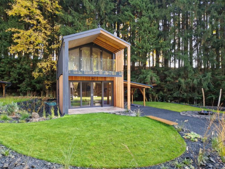 Luxe Timber Lodge & Relaxing Bath | Boeken bij Flickmyhouse