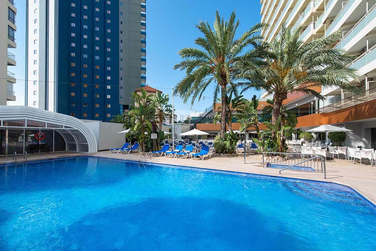 LiggingHotel Benidorm Plaza bevindt zich in het centrum van Benidorm