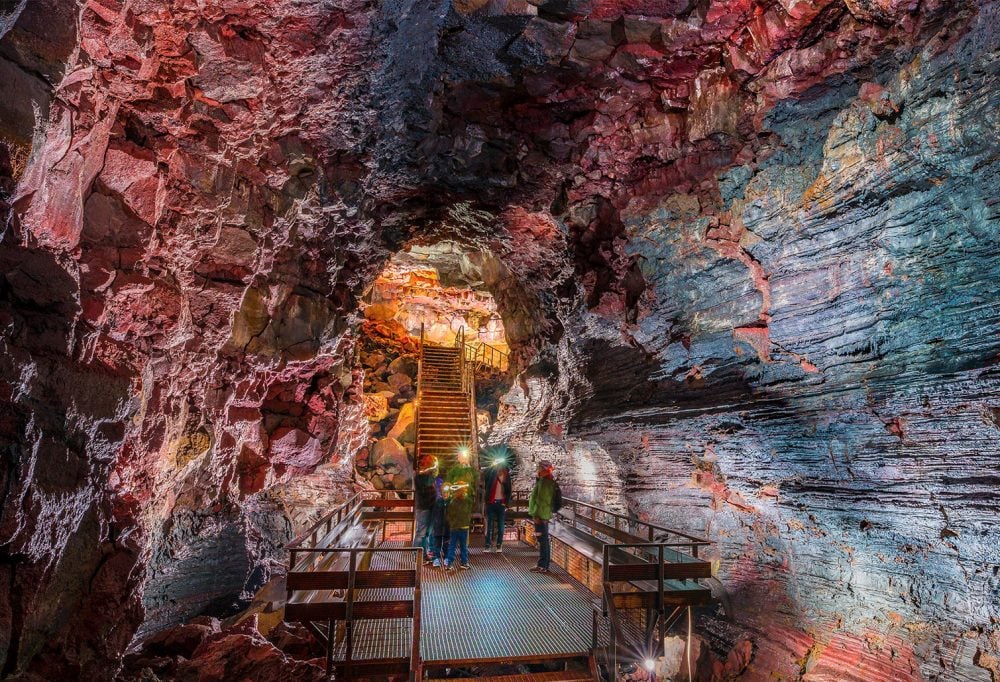 Raufarhólshellir Lava Tunnel