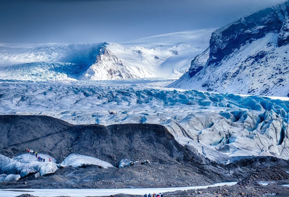 Skaftafell glacier walk