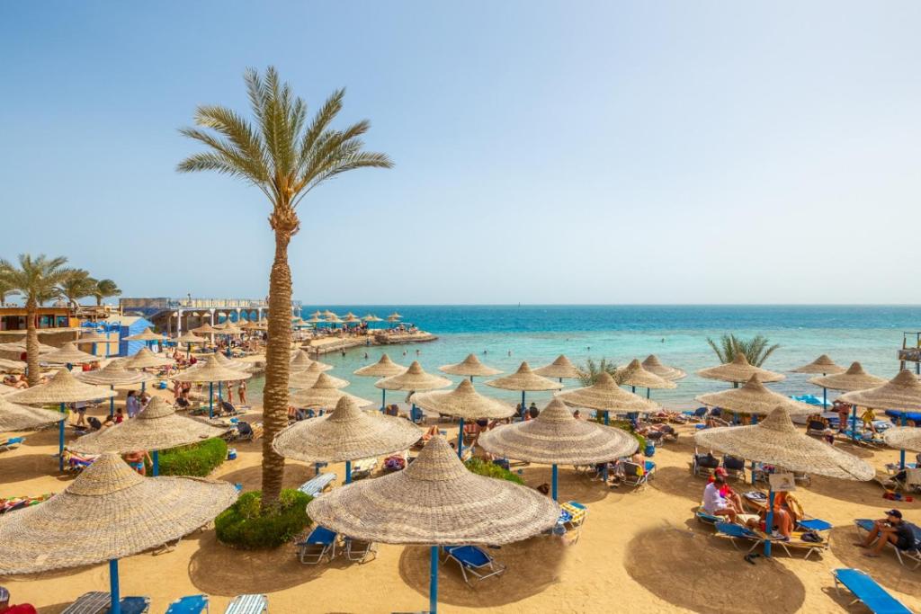 LiggingKing Tut Aqua Park Beach Resort ligt in Hurghada