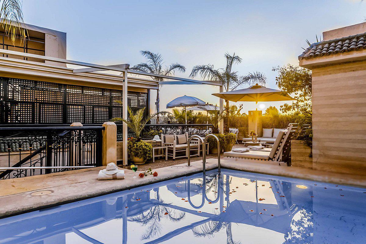 LiggingDeze stijlvolle riad ligt in de levendige medina van Marrakech