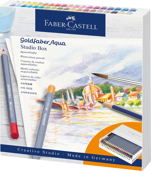 Faber Castell FC-114616 Aquarelpotlood Faber-Castell Goldfaber Studiobox 38+3 Stuks | Kopen bij Flickmyhouse