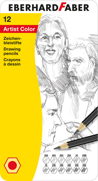 Eberhard Faber EF-511313 Potlood Bliketui 12 Stuks 12 Hardtegraden | Kopen bij Flickmyhouse