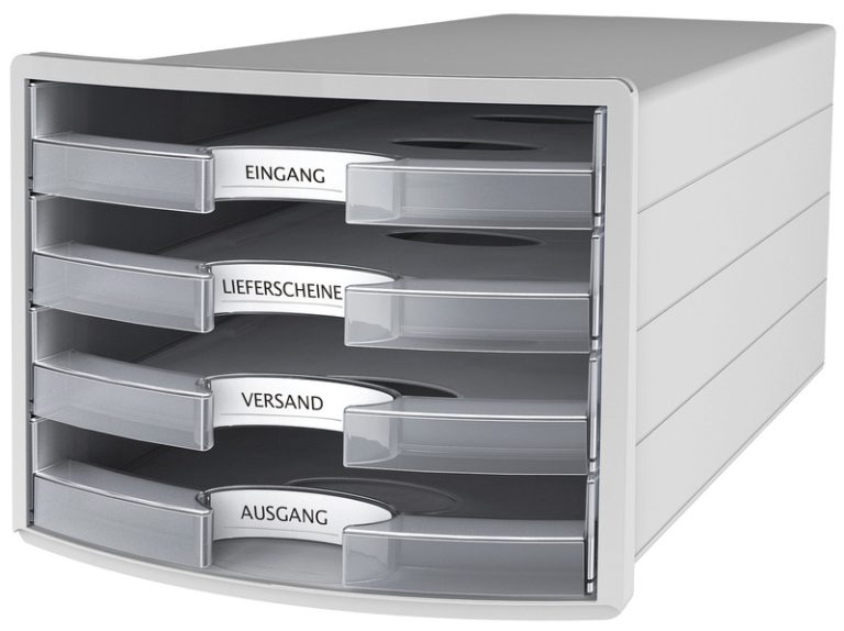 HAN HA-1013-63 Ladenkast Impuls Met 4 Open Laden Transparant | Kopen bij Flickmyhouse