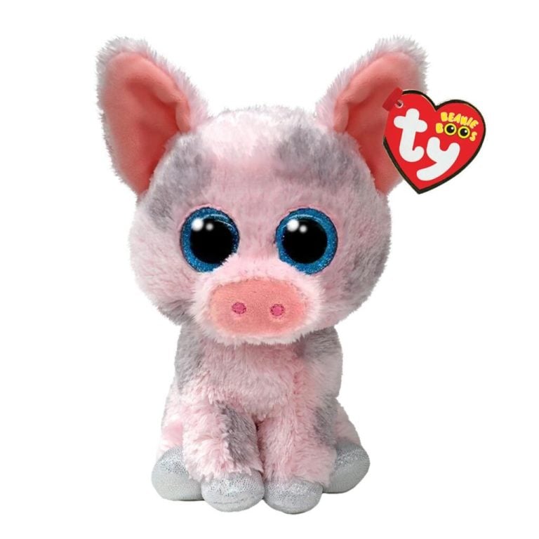 TY Beanie Boos Knuffel Varken Hambone 15 cm | Kopen bij Flickmyhouse