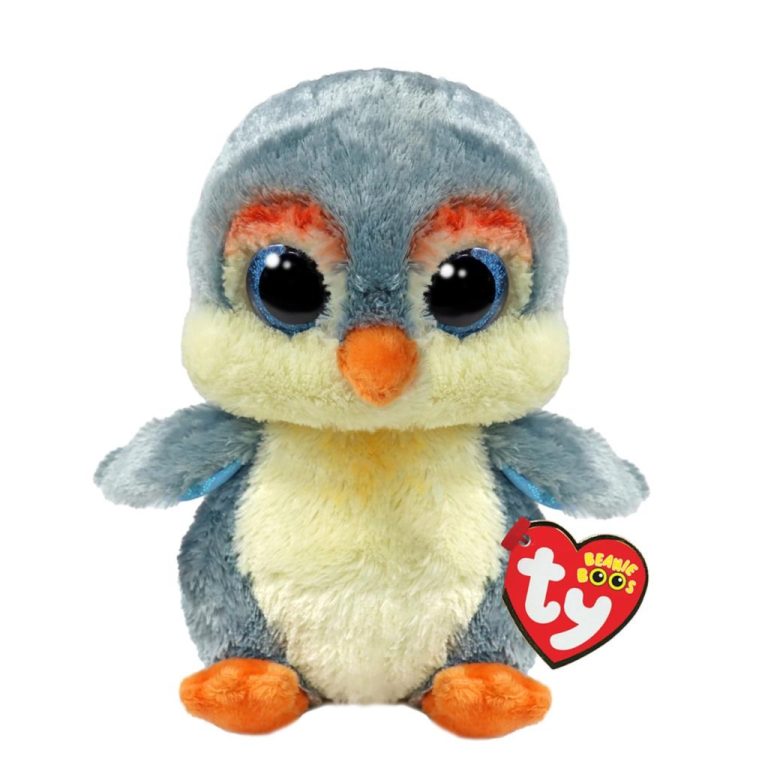 TY Beanie Boos Knuffel Pingu&iuml;n Fisher 15 cm | Kopen bij Flickmyhouse