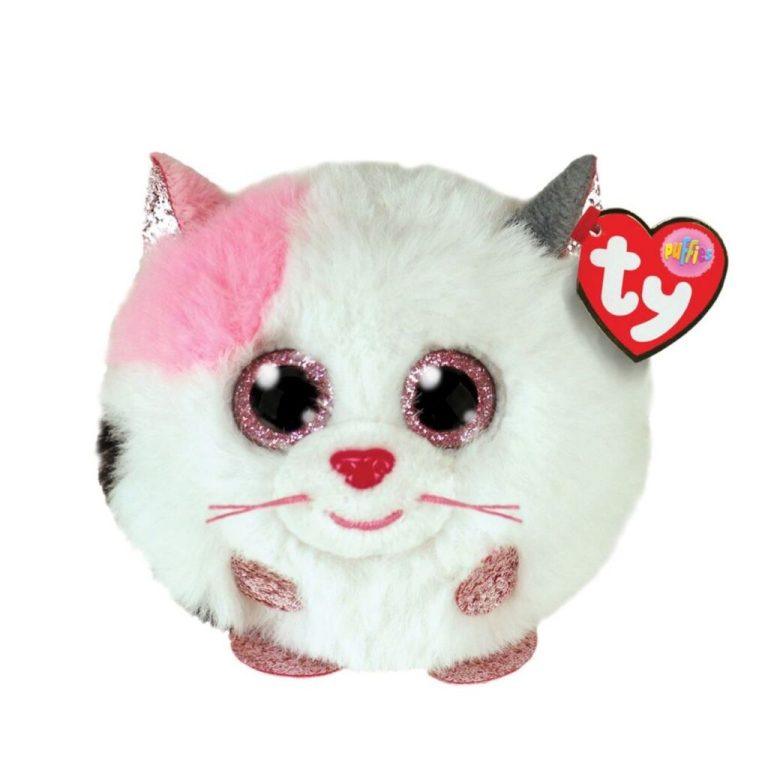 TY Puffies Knuffel Kat Muffin 10 cm | Kopen bij Flickmyhouse