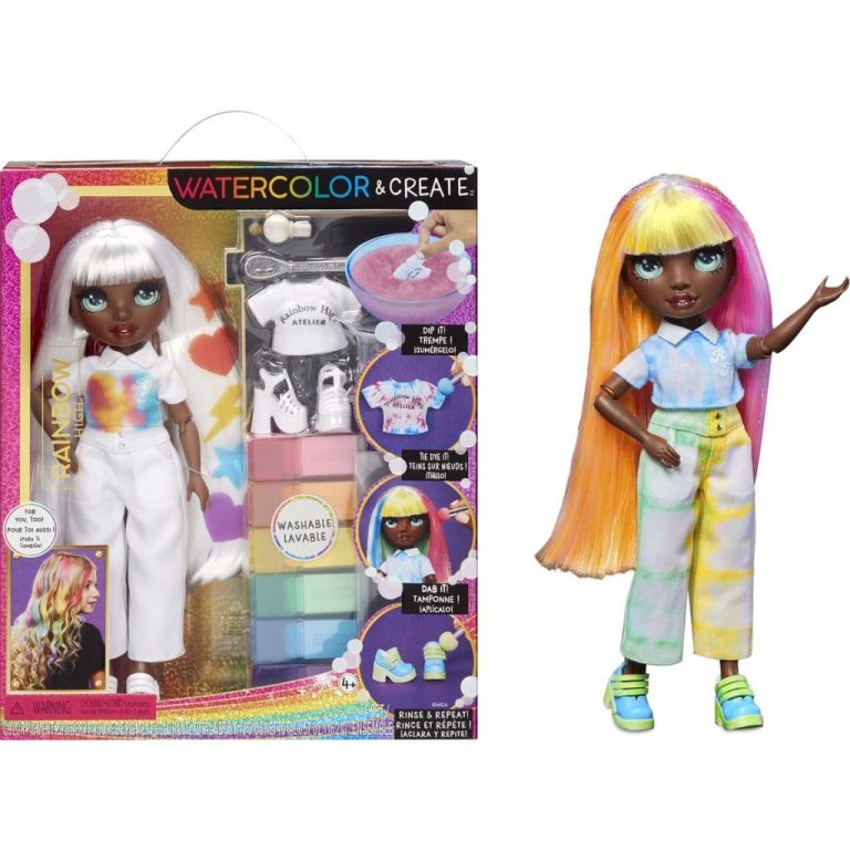 Rainbow High Watercolor & Create Green Eyes | Kopen bij Flickmyhouse