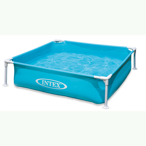 Intex 57173NP Mini Frame Zwembad Blauw 122x122cm | Kopen bij Flickmyhouse