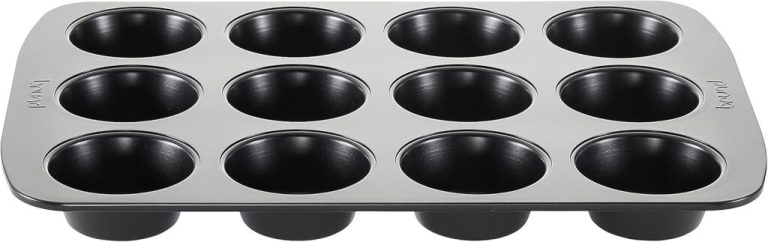 Brund Muffinvorm 12 Vakjes Zwart | Kopen bij Flickmyhouse