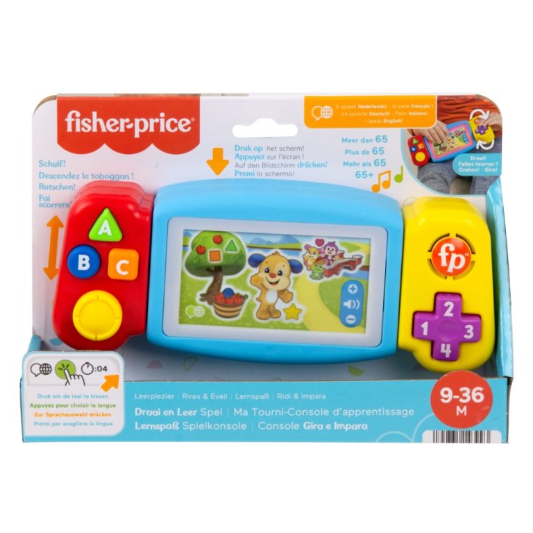 Fisher Price Leerplezier Draai en Leer Spel + Licht en Geluid | Kopen bij Flickmyhouse