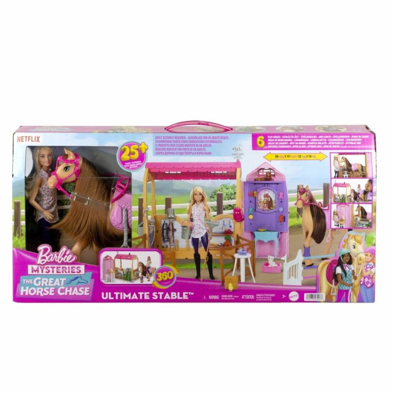 Barbie The Great Horse Chase Stal | Kopen bij Flickmyhouse