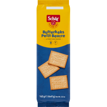 Schar Butterkeks Glutenvrij 4 x 41 g bij Jumbo | Flickmyhouse