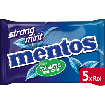 Mentos Strongmint Vegan 5pack bij Jumbo | Flickmyhouse