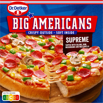 Dr. Oetker Big Americans Pizza Supreme 455 g bij Jumbo | Flickmyhouse