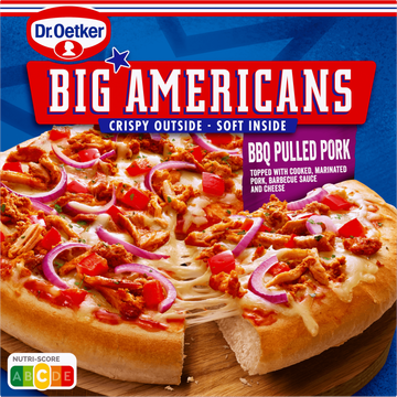 Dr. Oetker Big Americans Pizza BBQ Pulled Pork 420 g bij Jumbo | Flickmyhouse