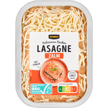 Jumbo Lasagne Zalm met Spinazie 400 g | Flickmyhouse