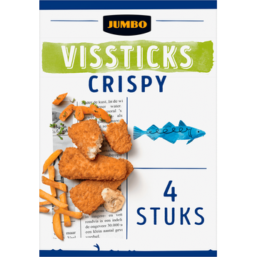 Jumbo Vissticks Crispy 4 Stuks | Flickmyhouse