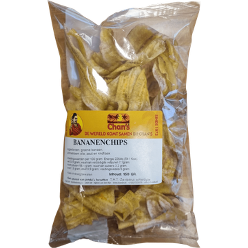 Chan's Bananenchips 150 g bij Jumbo | Flickmyhouse