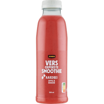 Jumbo Vers Geperste Smoothie Aardbei Appel & Banaan 500 ml | Flickmyhouse