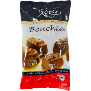 Kathy Belgian Milk Chocolate Bouchees 250 g bij Jumbo | Flickmyhouse