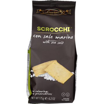 Laurieri Scrocchi Grande Crackers with Sea Salt 175 g bij Jumbo | Flickmyhouse