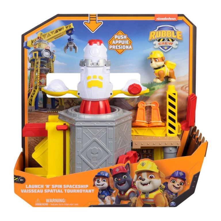 Paw Patrol Rubble & Crew Launch and Spin Spaceship | Kopen bij Flickmyhouse