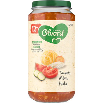 Olvarit Tomaat Witvis Pasta 12+ Maanden 250 g bij Jumbo | Flickmyhouse