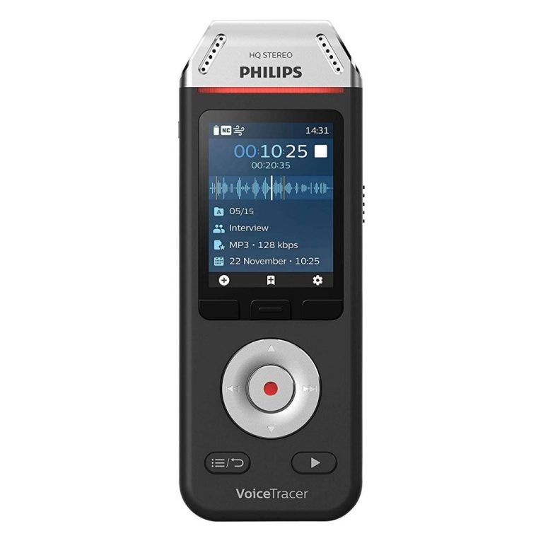 Philips DVT2110 VoiceTracer Audiorecorder Zwart/Zilver | Kopen bij Flickmyhouse