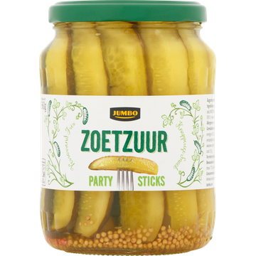 Jumbo Party Sticks Zoetzuur 360 g | Flickmyhouse