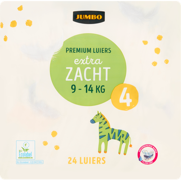 Jumbo Premium Luiers Maat 4 914 kg 24 Stuks | Flickmyhouse