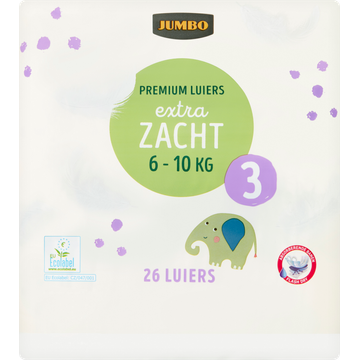 Jumbo Premium Luiers Maat 3 610 kg 26 Stuks | Flickmyhouse