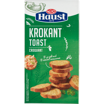 Haust Krokant Toast 100 g bij Jumbo | Flickmyhouse