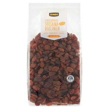 Jumbo Zongedroogde Sultana Rozijnen 750 g | Flickmyhouse