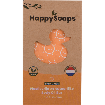 HappySoaps Baby & Kids Body Oil Bar Little Sunshine 3 x 20 g bij Jumbo | Flickmyhouse