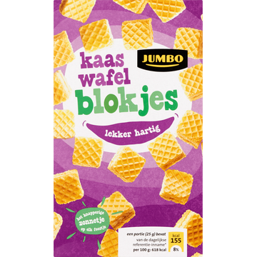 Jumbo Kaaswafelblokjes 100 g | Flickmyhouse