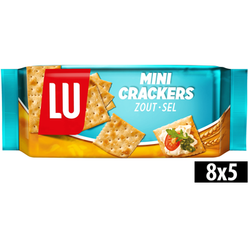 LU Mini Crackers Zout 8 x 5 Stuks 250g bij Jumbo | Flickmyhouse