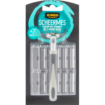 Jumbo Scheermes Navulmesjes 20 Stuks | Flickmyhouse