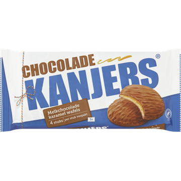 Kanjers Melkchocolade Karamel Wafels 4 Stuks bij Jumbo | Flickmyhouse