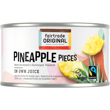 Fairtrade Original Ananas stukjes 227 g bij Jumbo | Flickmyhouse