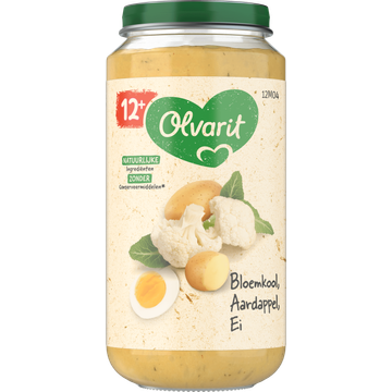 Olvarit 12+ Maanden Bloemkool Aardappel Ei 250g bij Jumbo | Flickmyhouse