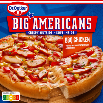 Dr. Oetker Big Americans Pizza BBQ Chicken 460 g bij Jumbo | Flickmyhouse