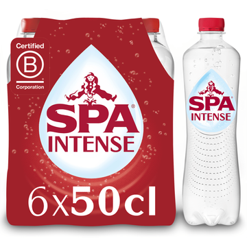 SPA INTENSE Bruisend Natuurlijk Mineraalwater 6 x 50cl bij Jumbo | Flickmyhouse