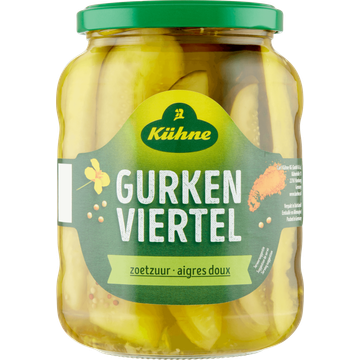 Kuhne Gurken Viertel Zoetzuur 670 g bij Jumbo | Flickmyhouse