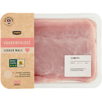 Jumbo Zonvarken Varkens Schnitzel 2 Stuks | Flickmyhouse