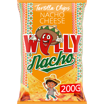 Willy Nacho Tortilla Chips Nacho Cheese 200 g bij Jumbo | Flickmyhouse
