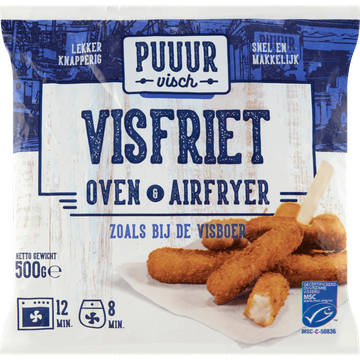 Puuur Visch Visfriet Oven & Airfryer 500 g bij Jumbo | Flickmyhouse